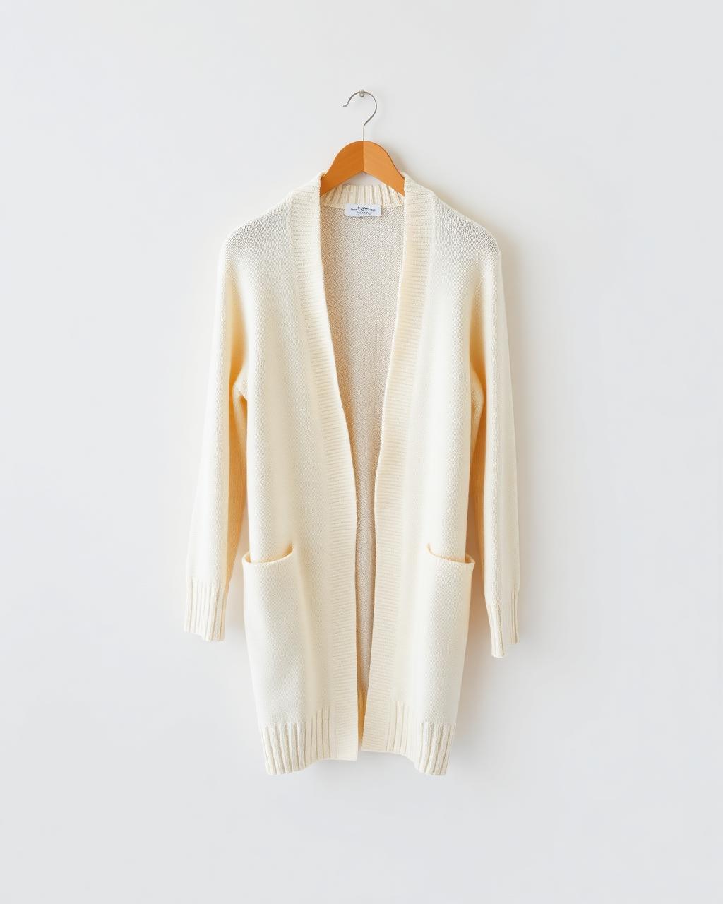 Cardigan lungo in cashmere — 100% cashmere a 6 capi