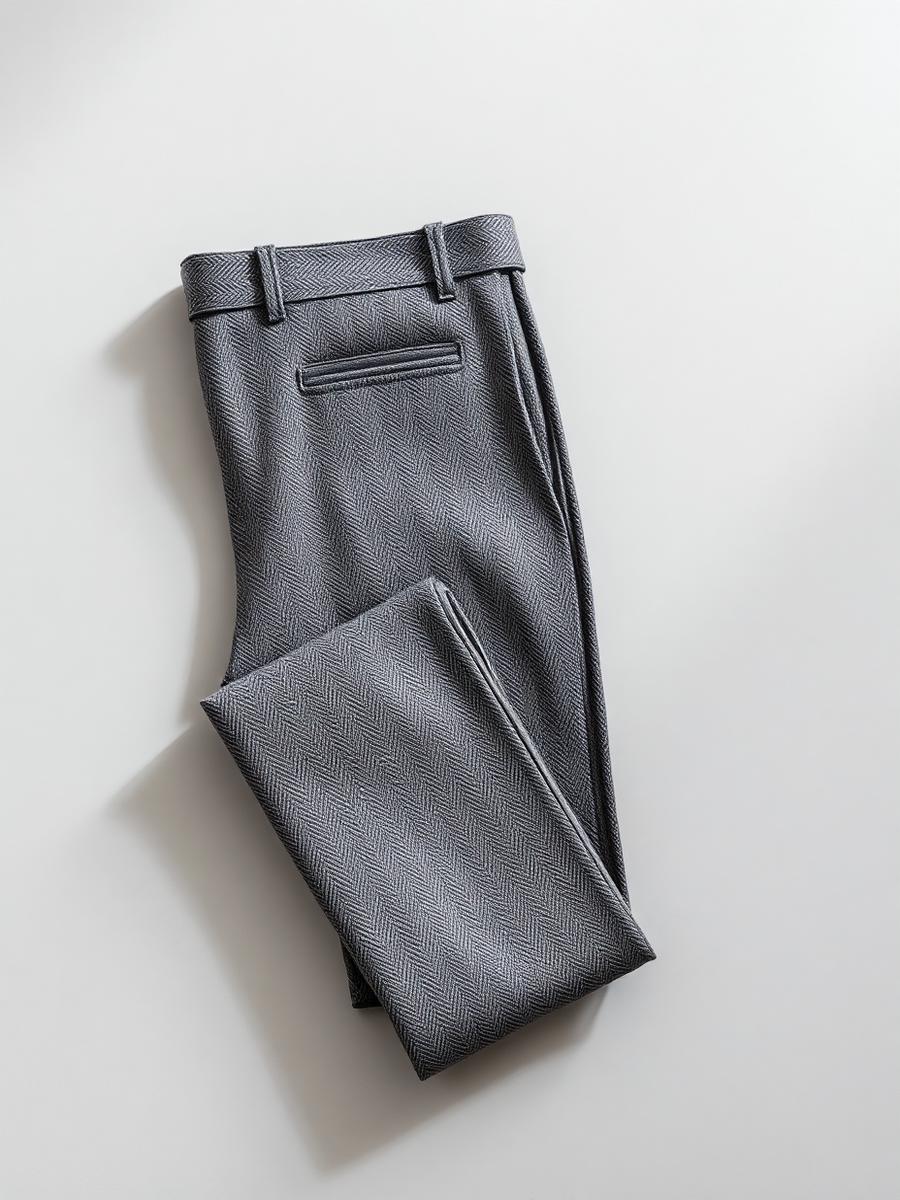 Pantalone spigato — 98% lana, 2% elastan
